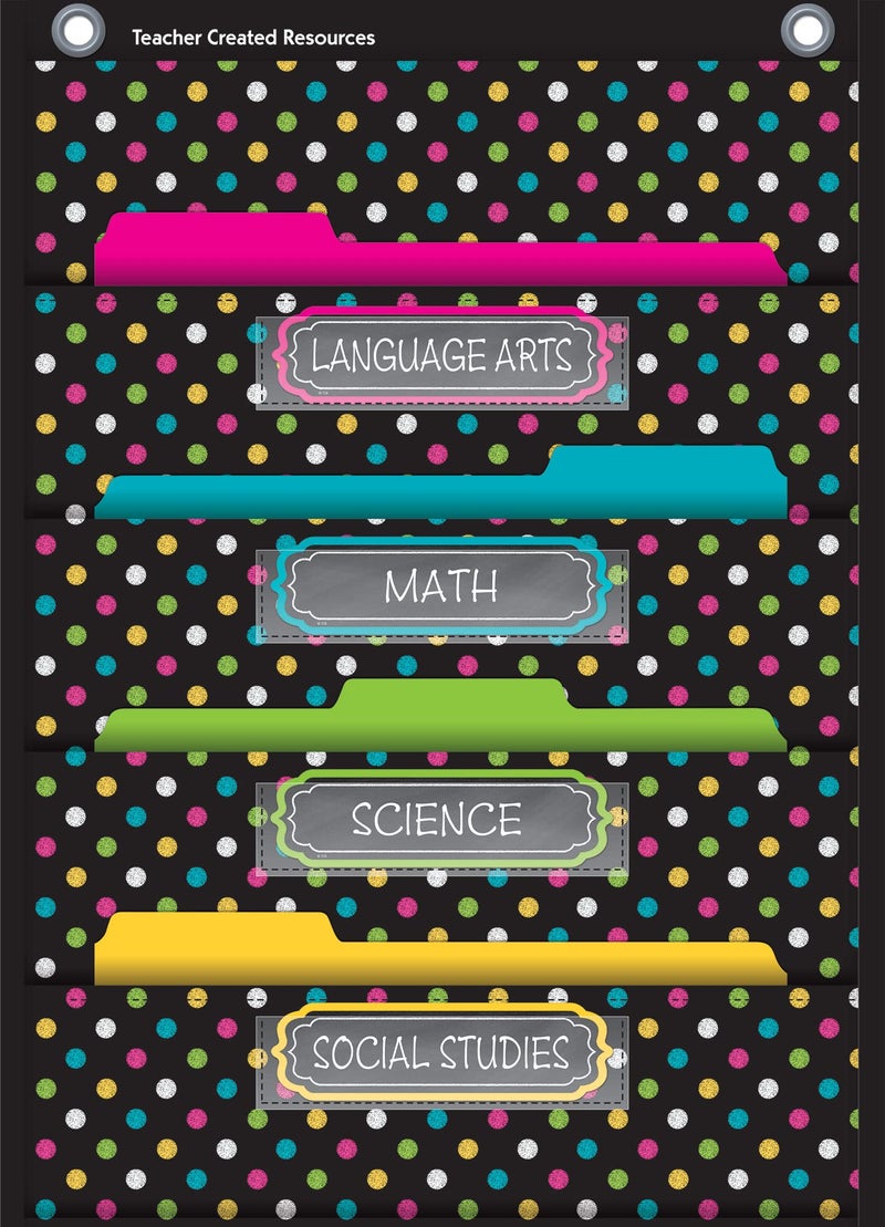 Teacher Created Resources Chalkboard Brights Labels (TCR20871) - Image 3